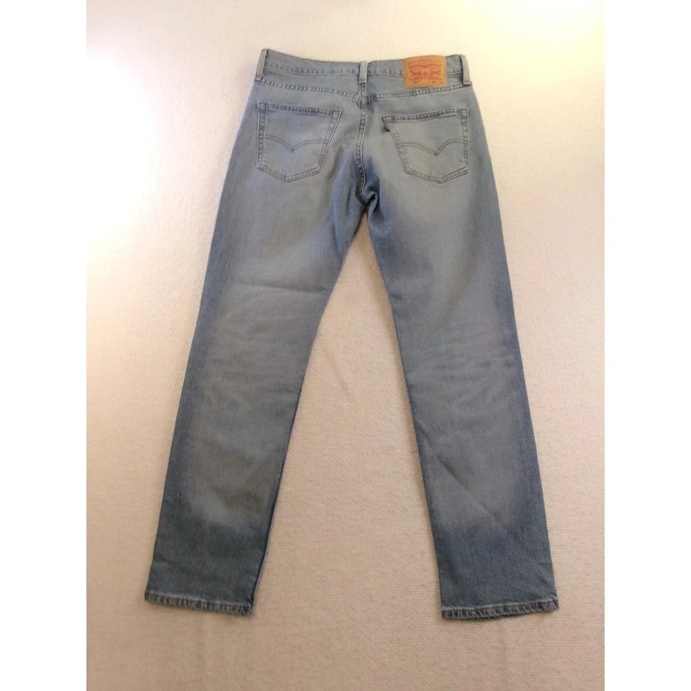 Levi's Mens 32x30 511 Slim Fit‎ Jeans Light Wash Blue 04511-5127